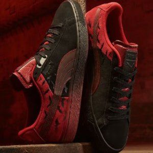 LAST CHANCE - PUMA Suede Classic Batman Sneakers Casual Shoes JR Size 7